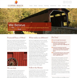 Copper Beech Advisors Website Design